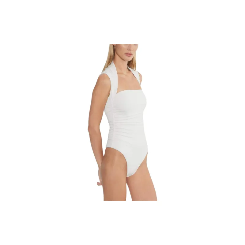 ARITZIA Aritzia Contour Flourish Bodysuit Bodysuits Women's Light Birch/Light Birch-4