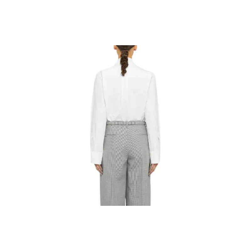 JIL SANDER Long Sleeved Straight Hem Shirt-2