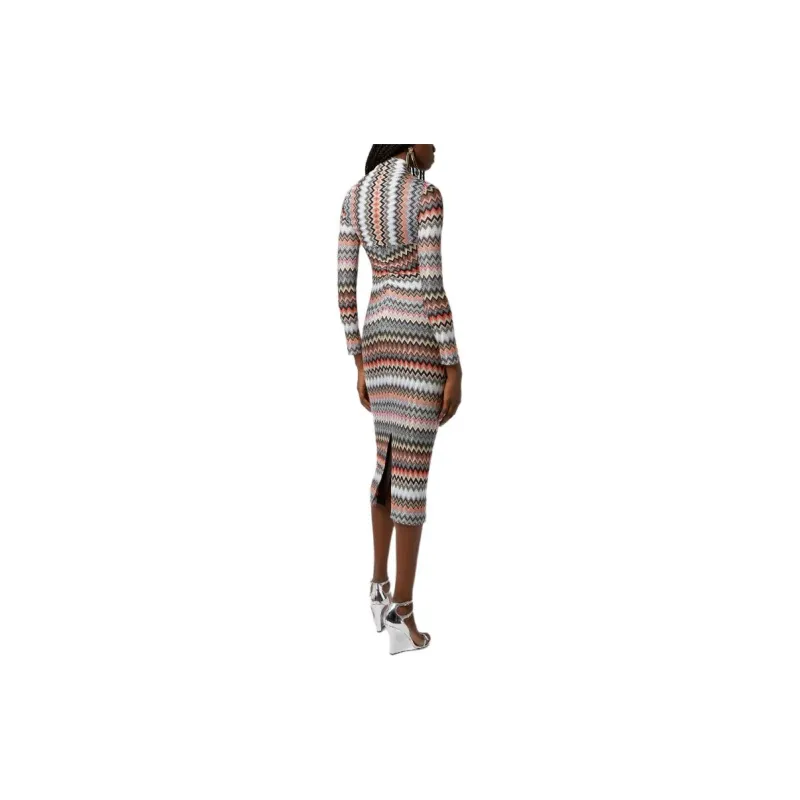 MISSONI Zigzag-woven Raschel-knit Dress-2