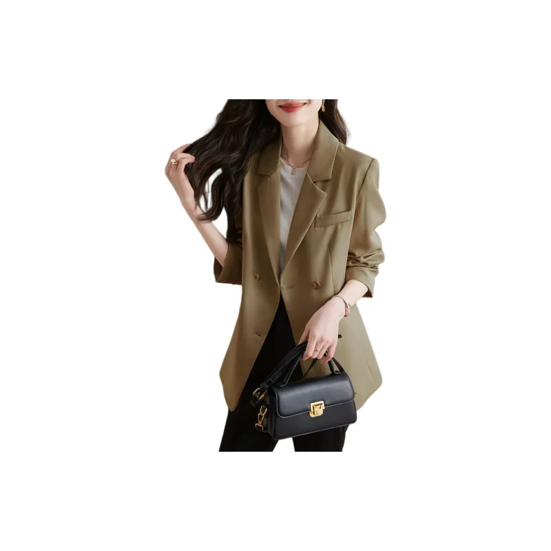 TERRE BLEUE Business Suit Women's Khaki-3