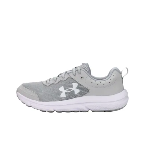 Under Armour Charged Assert 10 Running Shoes Men Low-Top Gray/White