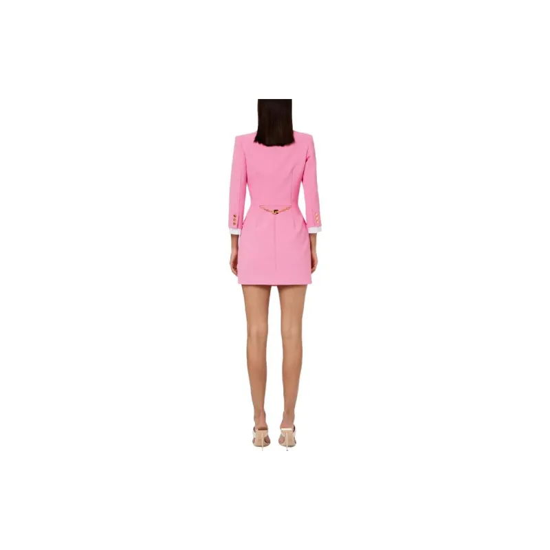 Elisabetta Franchi Long-Sleeved Dresses Women's Pink-2