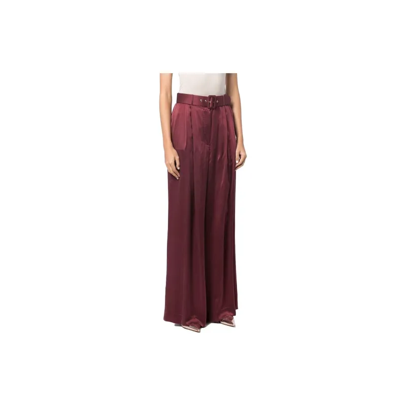 Zimmermann Belted Silk Palazzo Pants-1