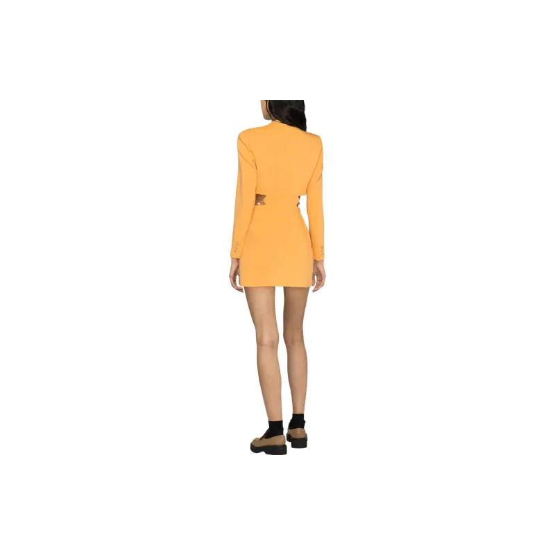 Maje Long-Sleeved Dresses Unisex Yellow-1