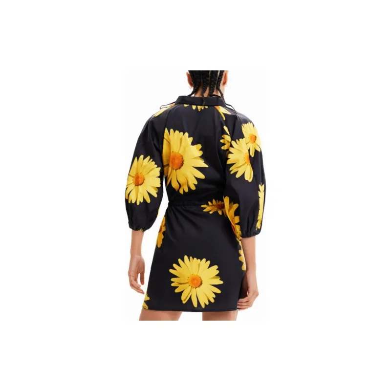 Desigual Long Sleeved Dress Women's Black-3