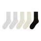 [5 Pack]2 White+2 Milk White+Black