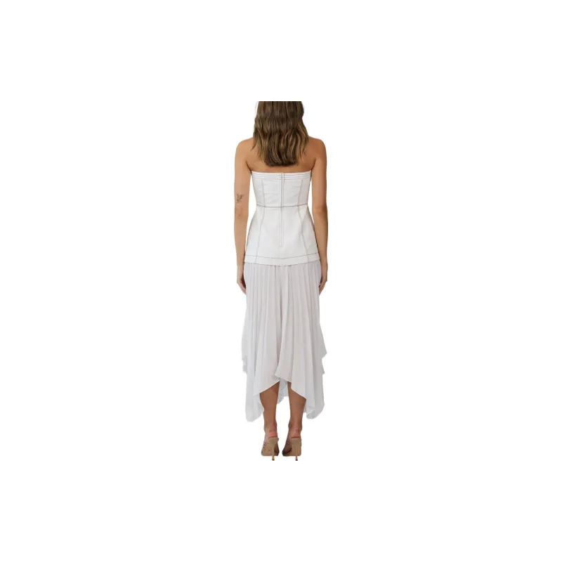 C/MEO Sleeveless Dresses Women's White-2