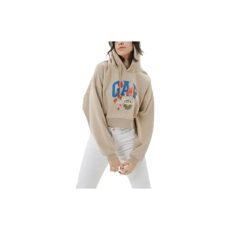 GAP Sweatshirts Women's Milk Coffee-3