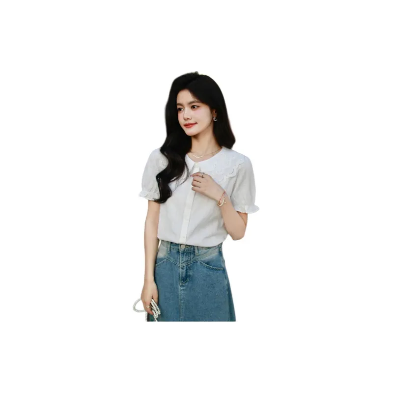 ETSE Shirts Women's White-1