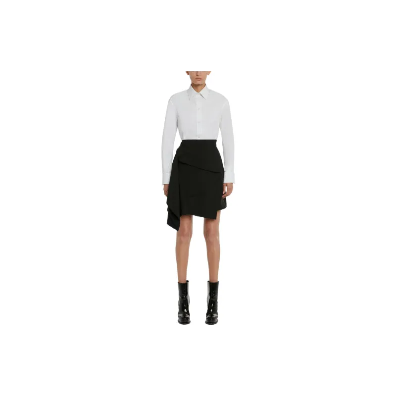 Alexander McQueen Asymmetric Mini Skirt-1