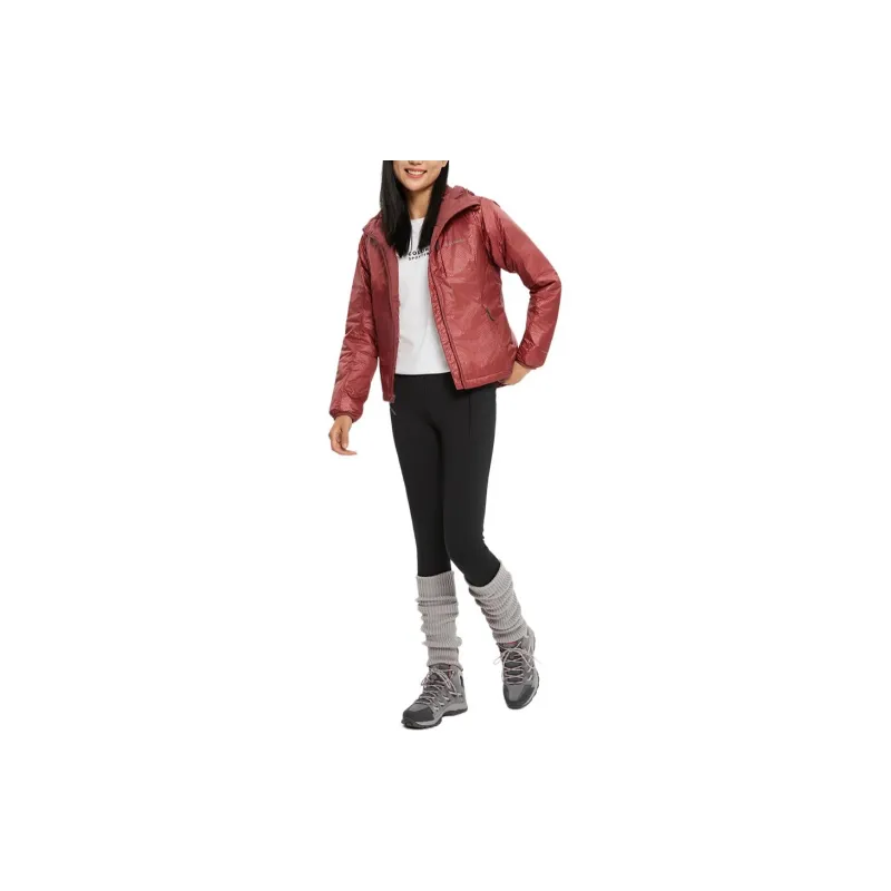 Columbia Puffer Jackets Women's Dark Red-2