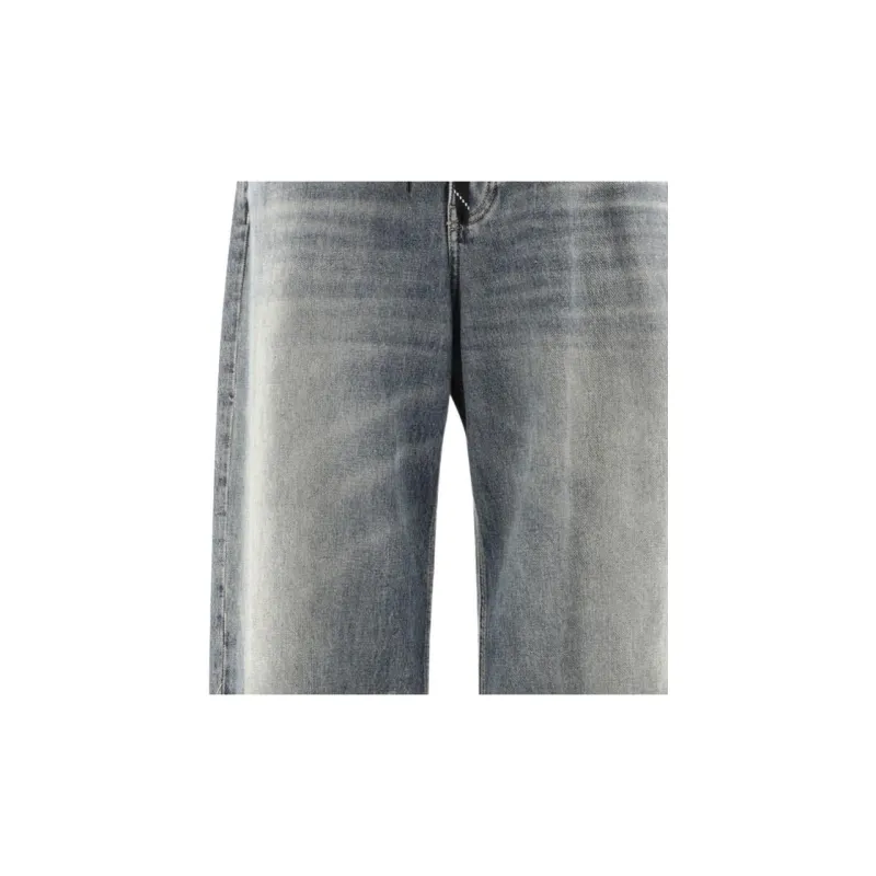 Balenciaga Distressed Drawstring Jeans-5
