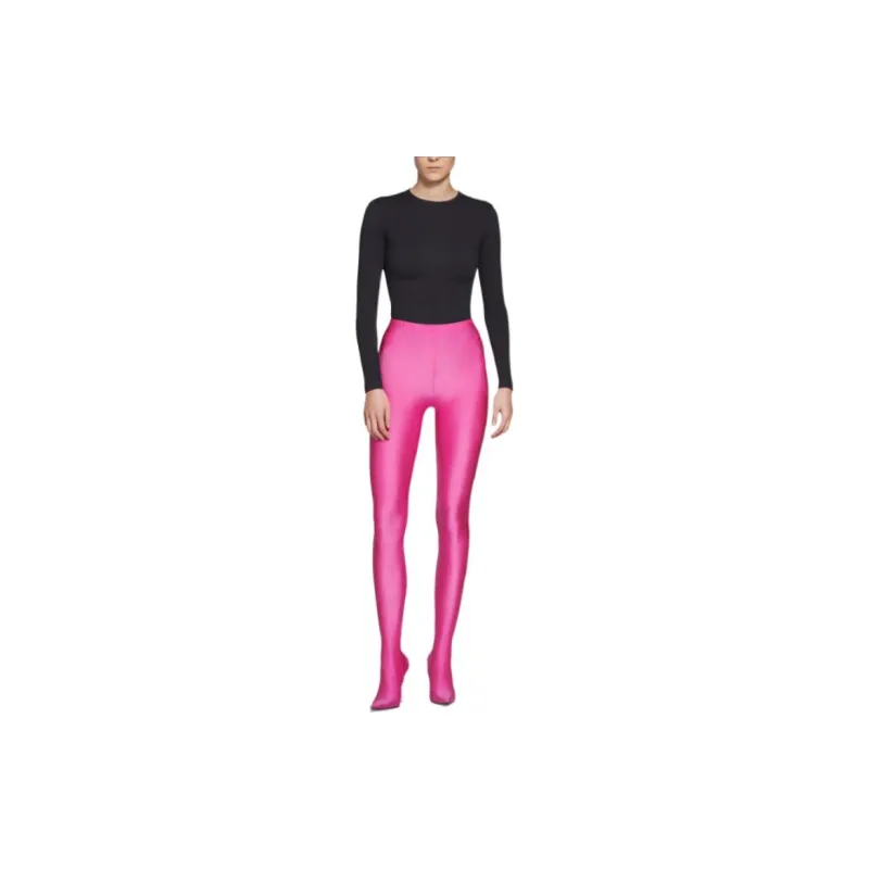 Balenciaga SS24 Leggings Slim Fit Women's Pink-1