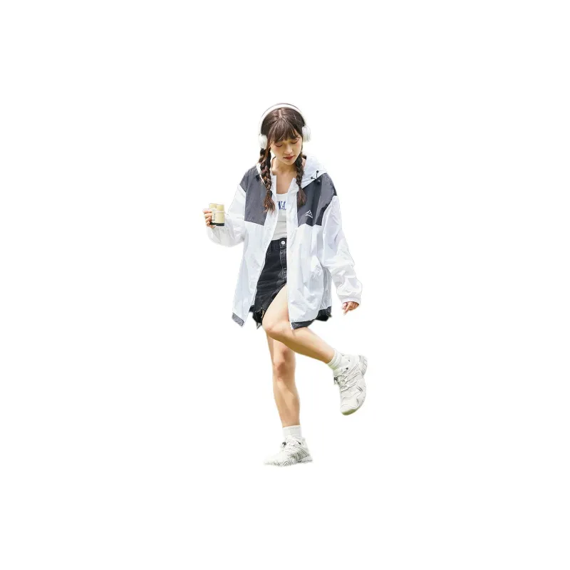 Tonlion Sun Protection Clothing Women's Raw White-1