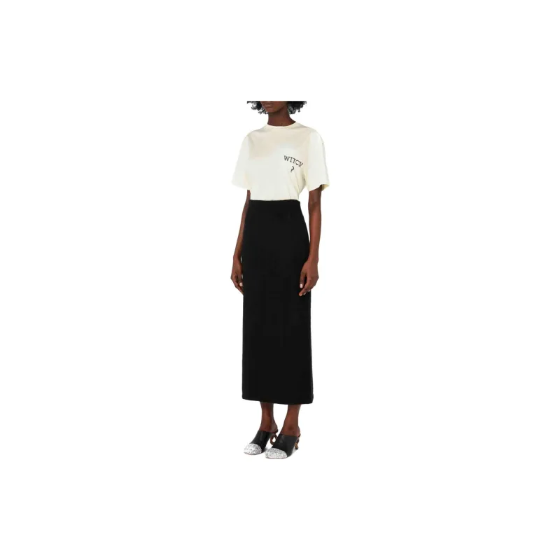 JW Anderson Casual Long Skirts Women's Black-1