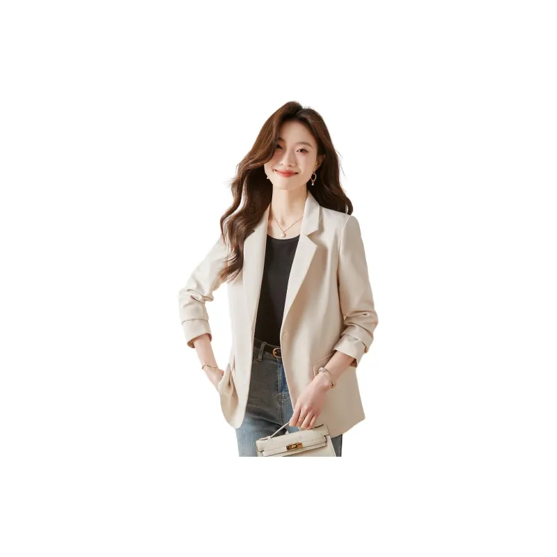 TERRE BLEUE Business Suit Women's Beige-1