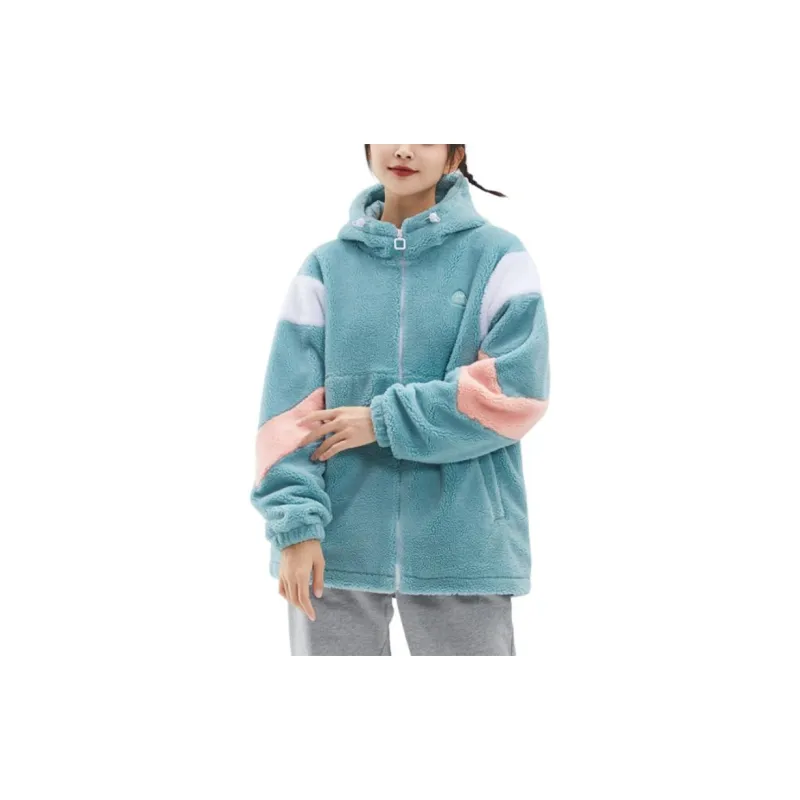 XTEP Vitality Series Jackets Coats Women's Azure/Pearl White-6