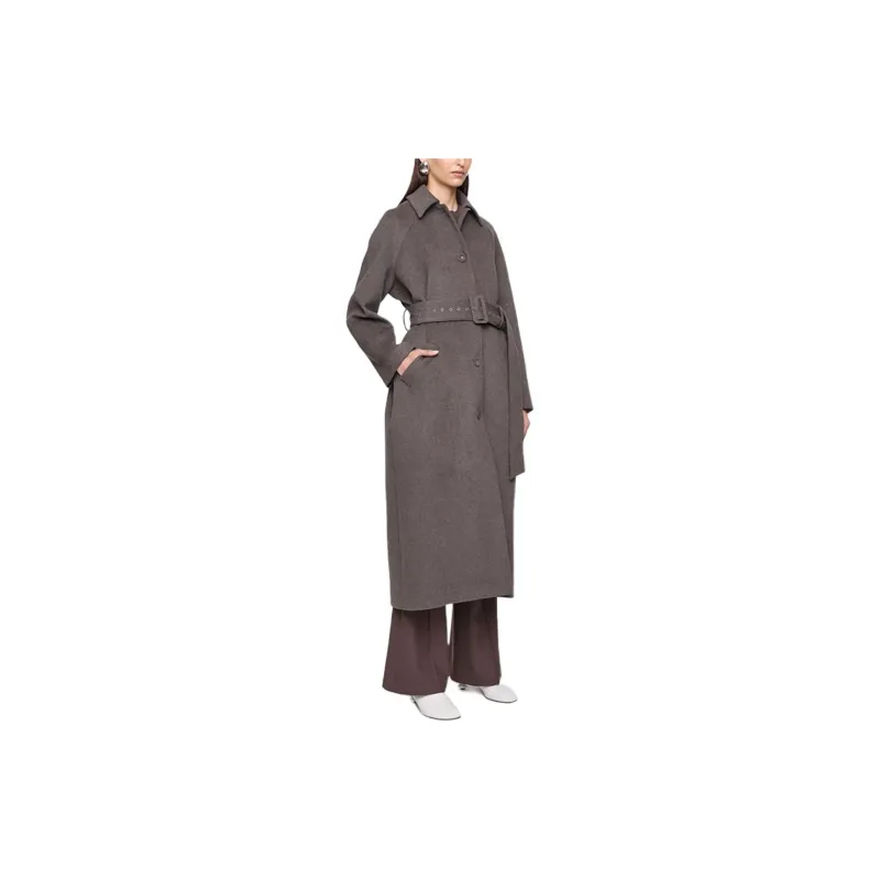 ANNA QUAN FW24 Coats Women's Umber-3