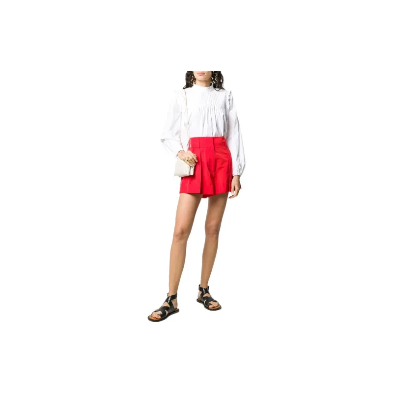 Valentino Casual Shorts Women's Red-1