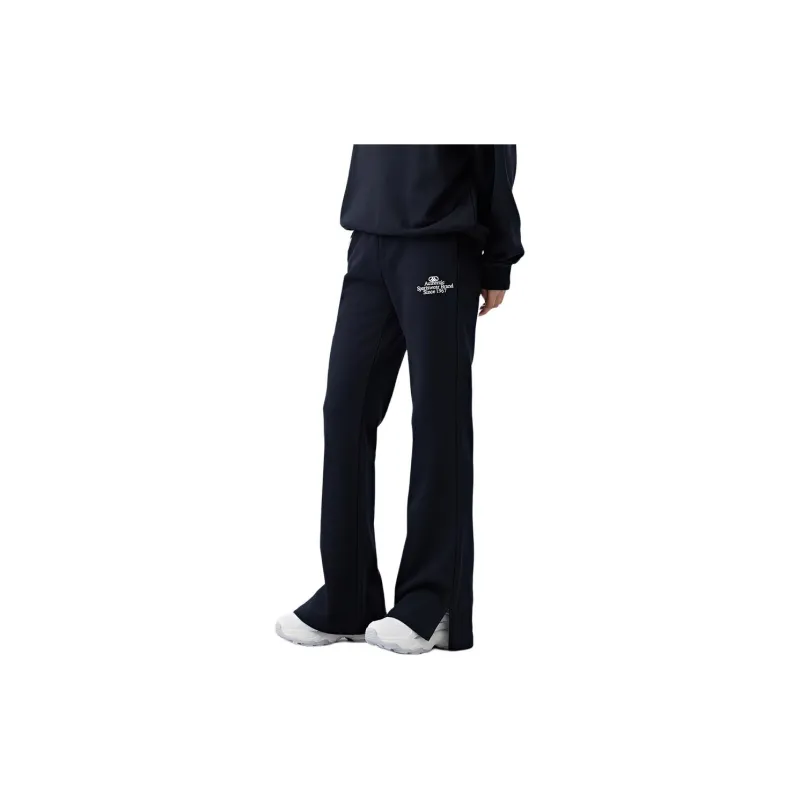 Kappa Knitted Sweatpants Women's Black-1