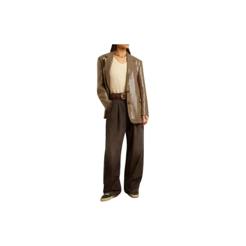 Golden Goose Single Breasted Squinned Jacket-4
