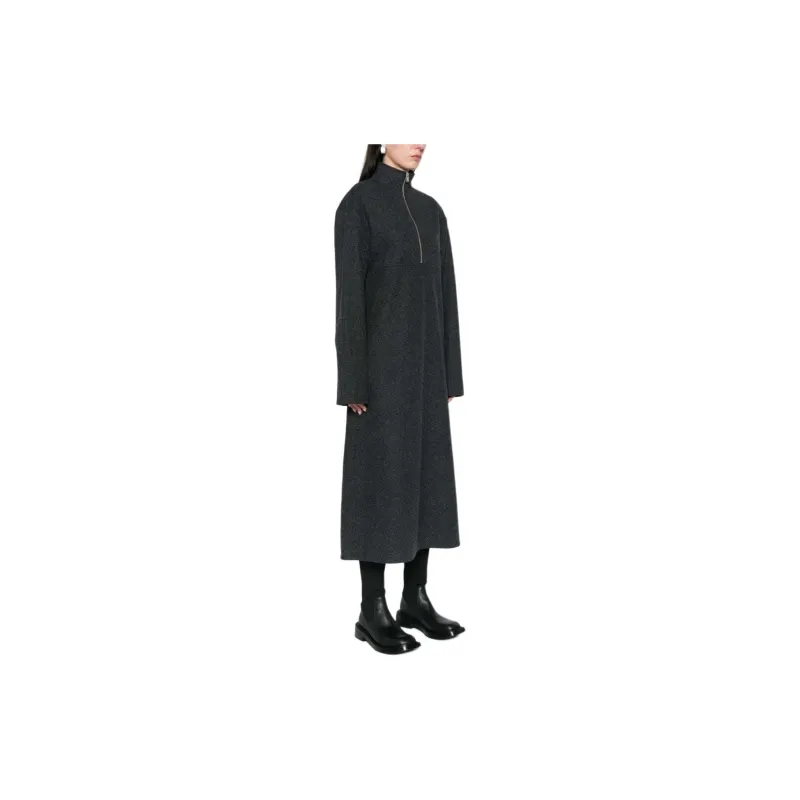 JIL SANDER Virgin Wool Midi Dress-2