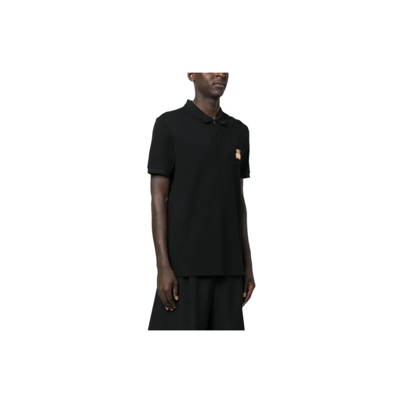 MOSCHINO Teddy Bear Piqué Polo Shirt-2