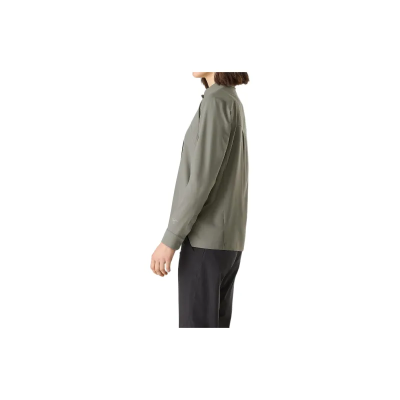 Arcteryx SKYLINE Series Klemtu UV Shirt Women's Grain Grass Green-1