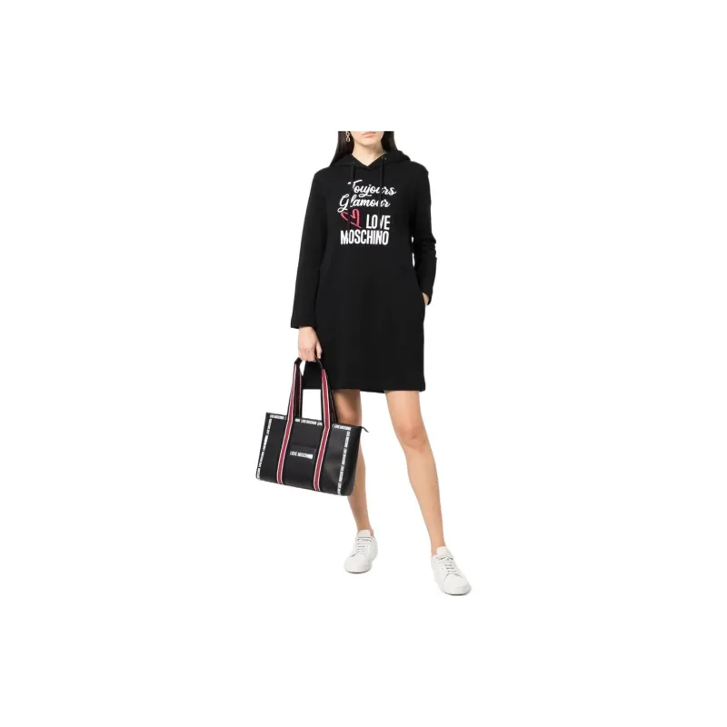 MOSCHINO Long-Sleeved Dresses Women's Black-1