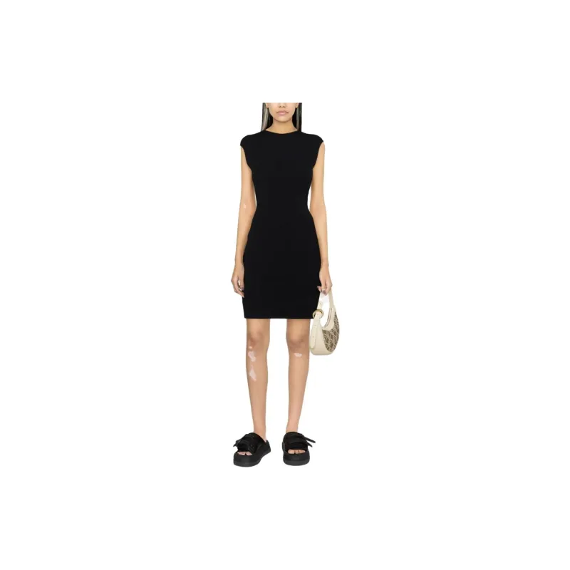 DSQUARED 2 Open Back Crewneck Mini Dress-1