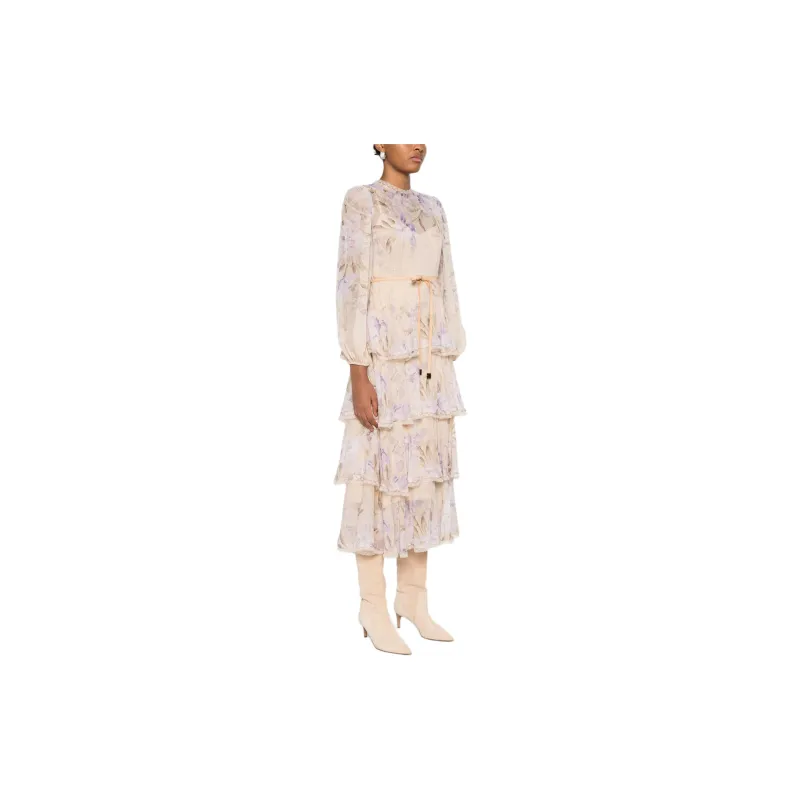Zimmermann Eden Lace Edge Midi Dress-3