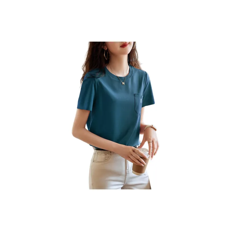 XWI T Shirts Women's Lake Blue-2