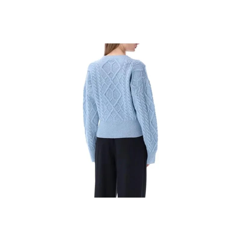 Stella McCartney Aran knit Cropped Jumper-3