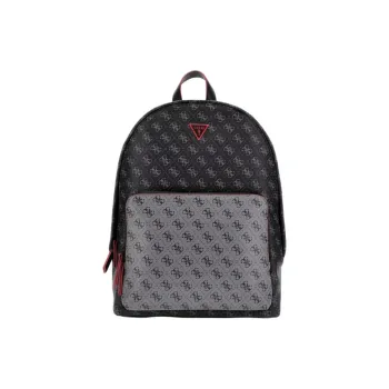 GUESS Polyurethane Backpack Regular Men's Black & Gray
