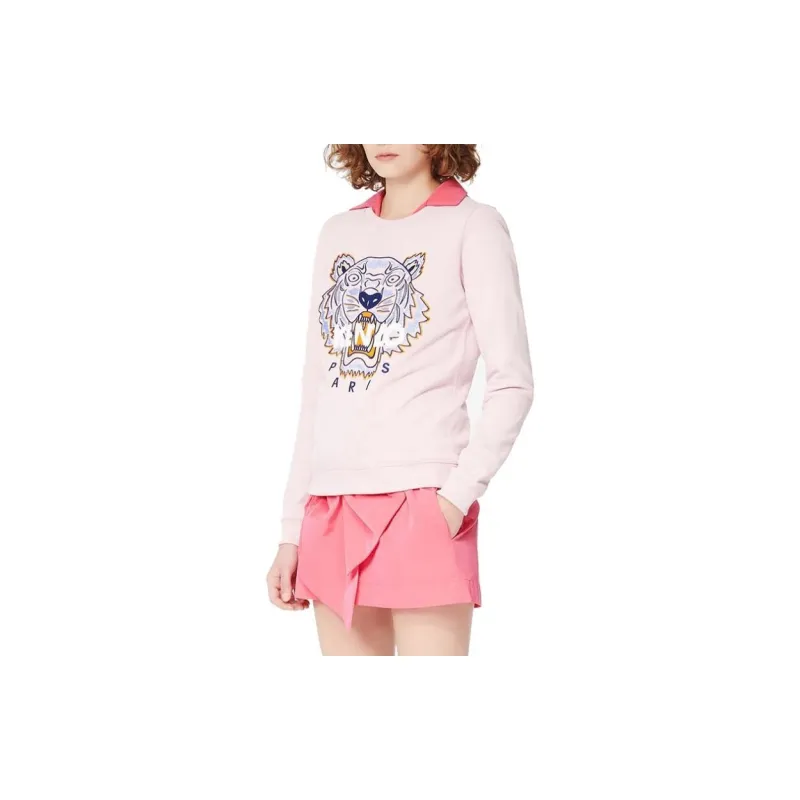 KENZO Sweatshirts Women's Light Pink-4