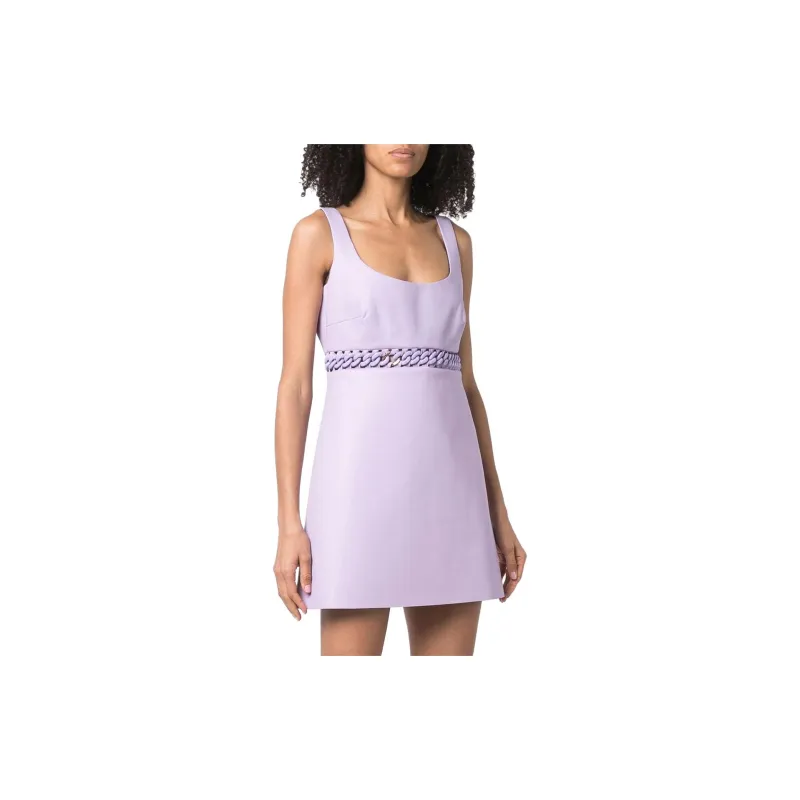 VERSACE SS23 Sleeveless Dress Women's Purple-3