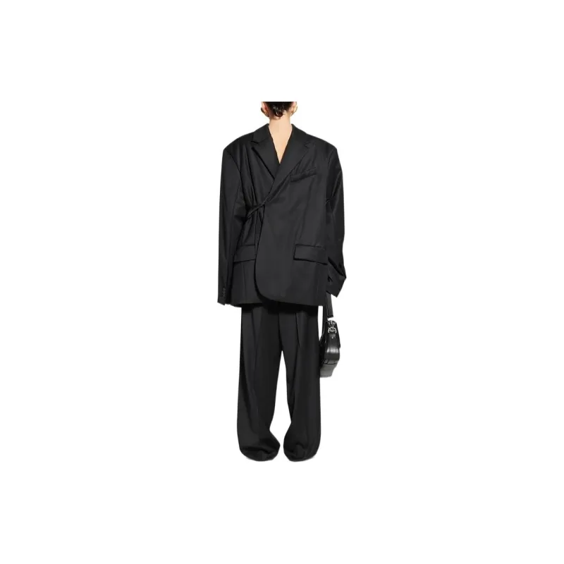 Balenciaga Jackets Women's Black-3