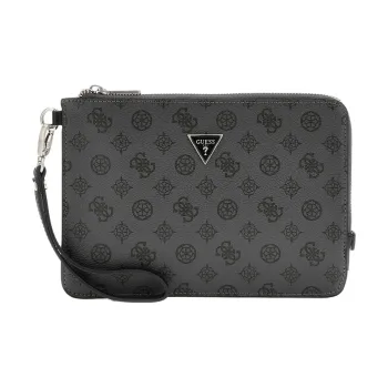 GUESS Polyurethane Clutch Men's Black