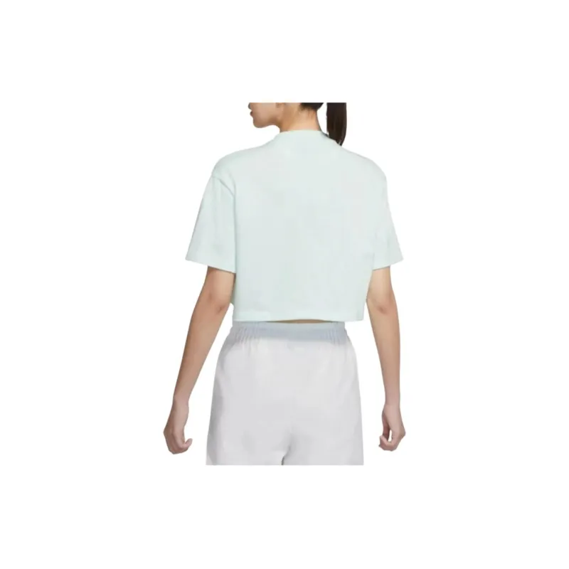 Nike Crop Tops Women's Light Green-4