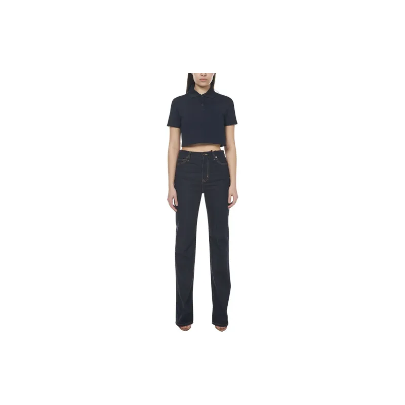 SAINT LAURENT Janice Straight Leg Jeans-2