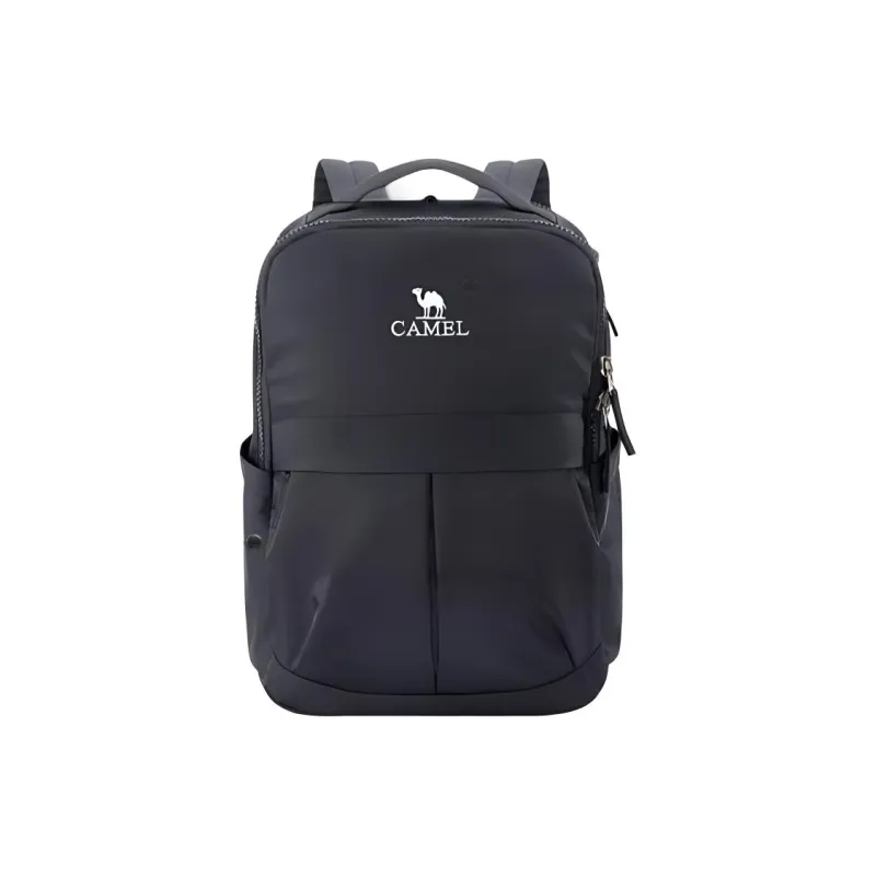 CAMEL Nylon Backpack Regular Unisex Storm Gray/Deep Black-4