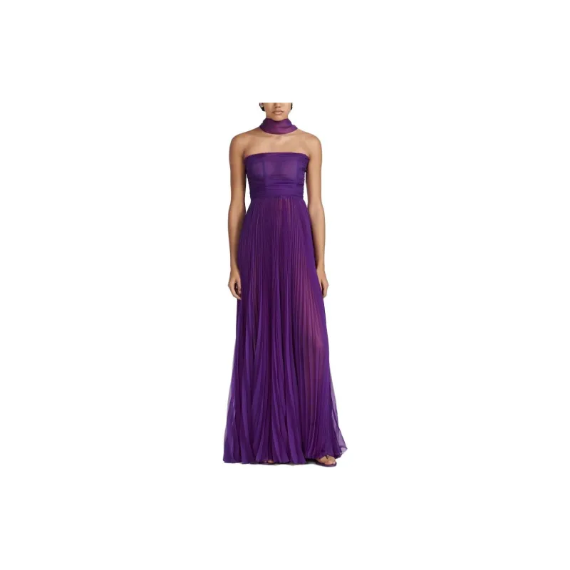 DIOR Sleeveless Dresses Women's Purple-2