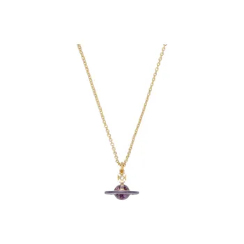 Vivienne Westwood Brass Necklaces Unisex Purple