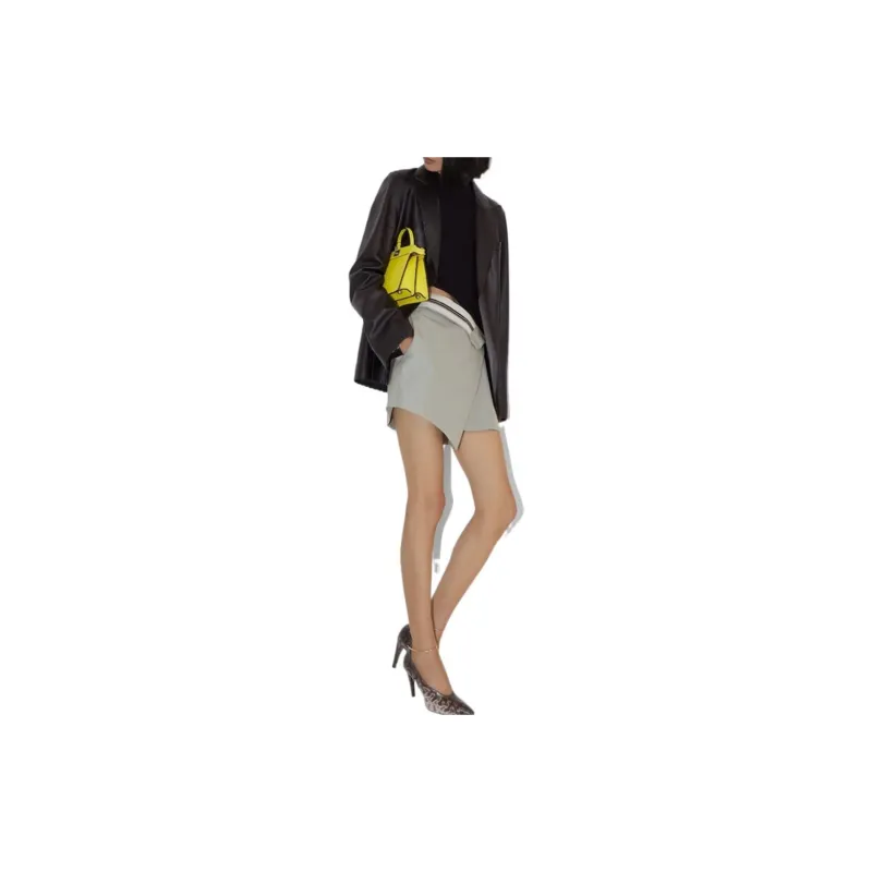 FENDI SS24 Leather Jacket Women's Black-2