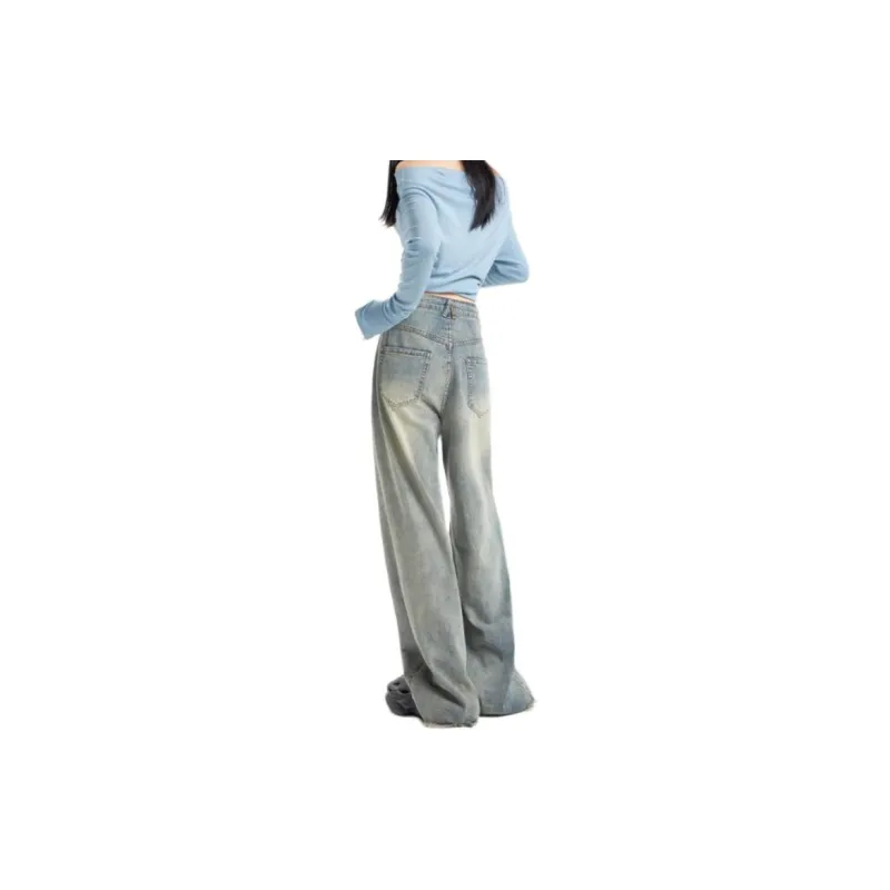 Kazakhstan Jeans Women's Washed Blue-3