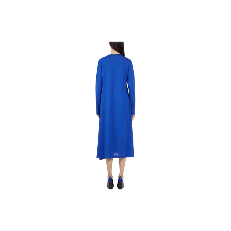 Ferragamo Long-Sleeved Dresses Women's Blue-2