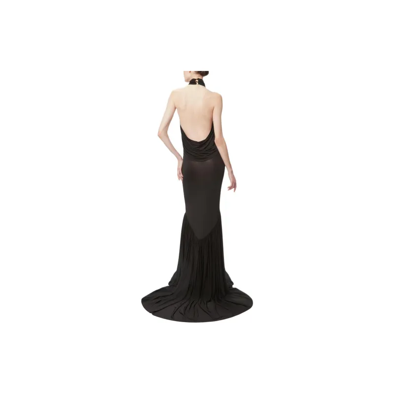 NINA RICCI Gathered Mermaid Maxi Skirt-2
