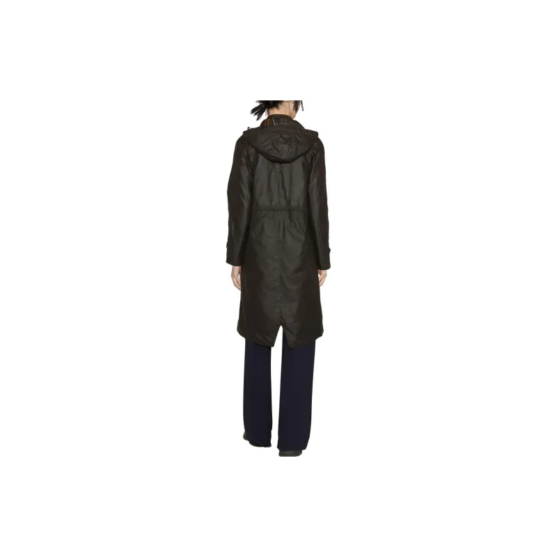 BARBOUR Long Cannich Wax Coat-2