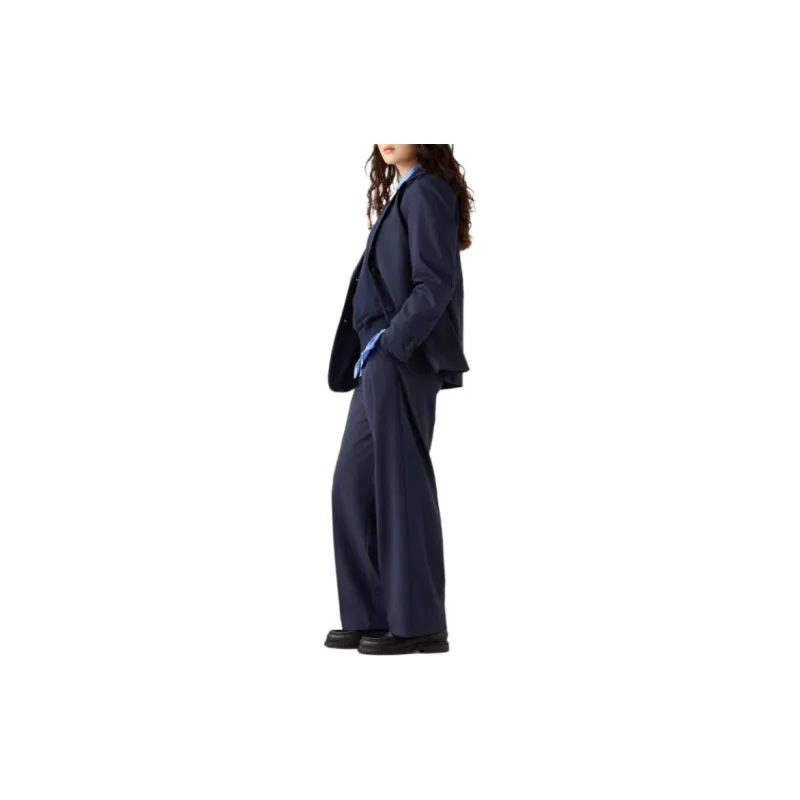 UNIQLO Suit Trouser Women's Navy Blue-2