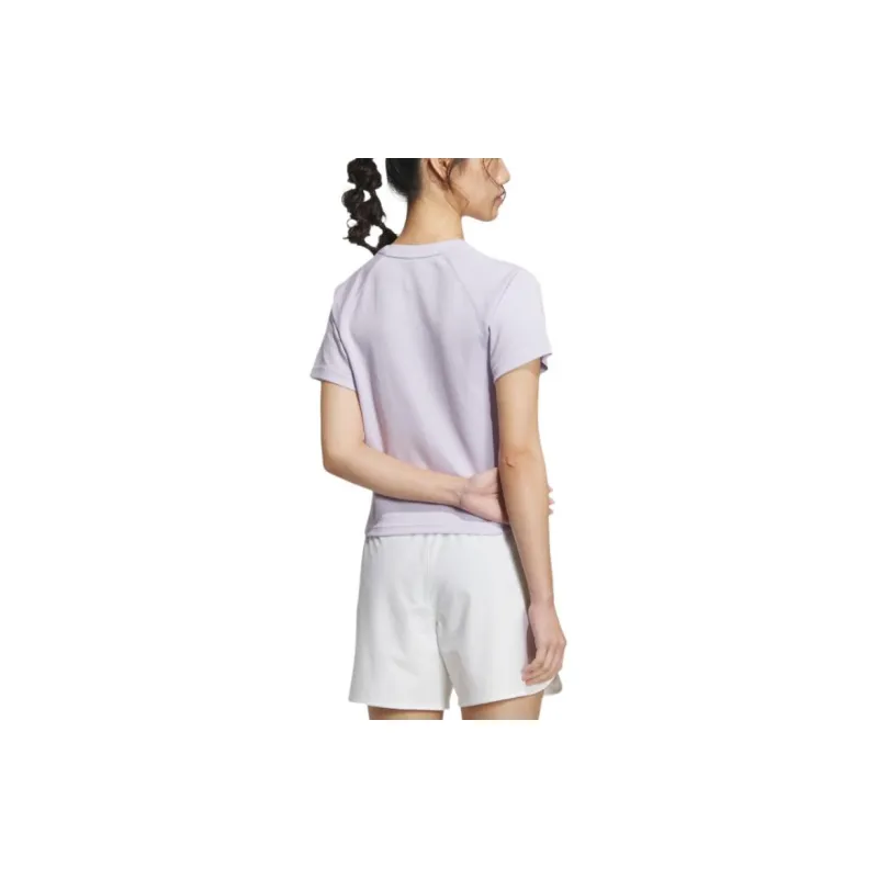 Adidas Raglan Sleeve T Shirt Women's Light Purple-2